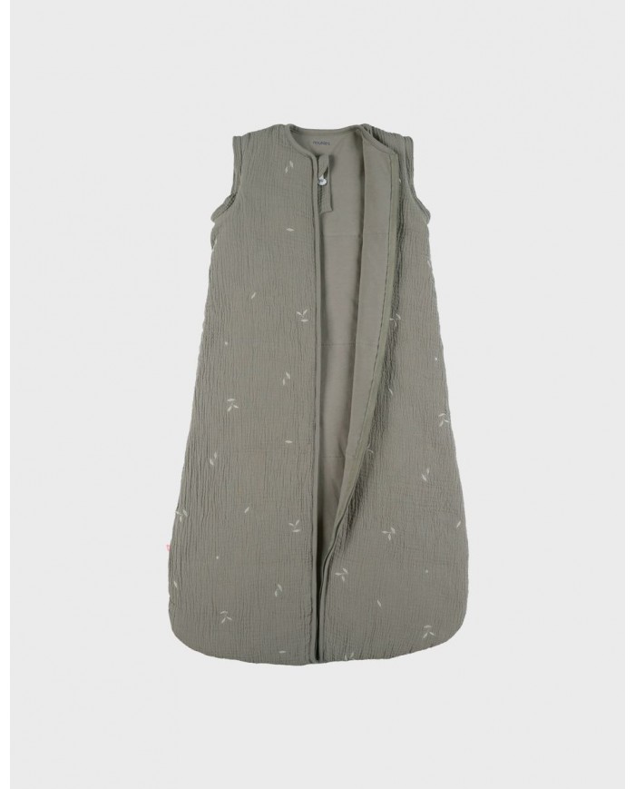 Gigoteuse 100 cm manches amovibles gaze de coton bio