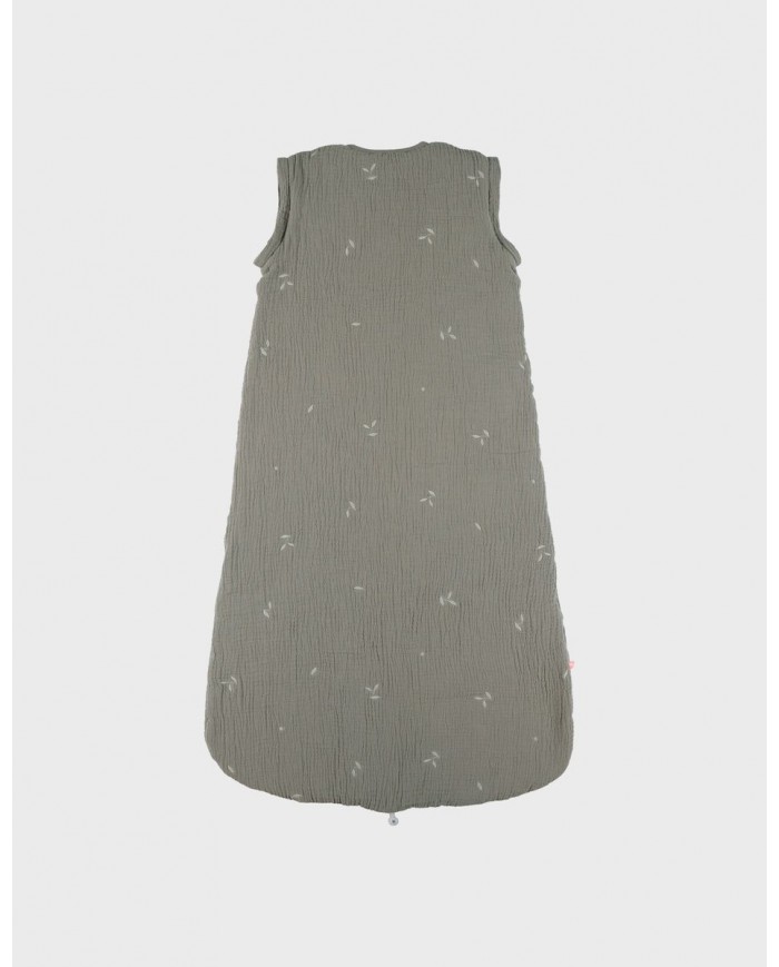 Gigoteuse 100 cm manches amovibles gaze de coton bio