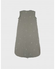 Gigoteuse 100 cm manches amovibles gaze de coton bio