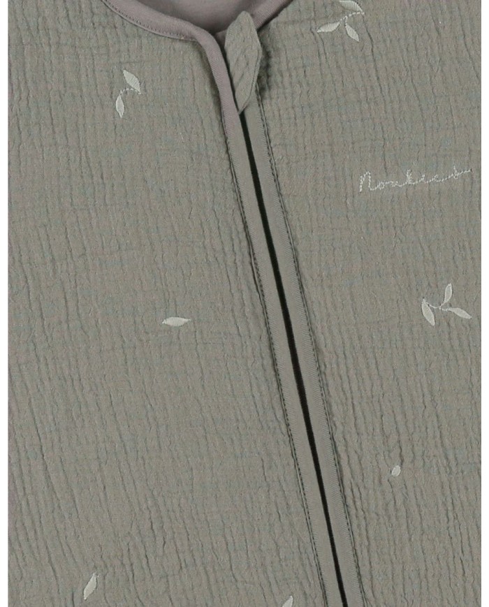 Gigoteuse 100 cm manches amovibles gaze de coton bio