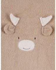 Matelas à langer avec housse en éponge beige Matelas à langer avec housse en éponge beige