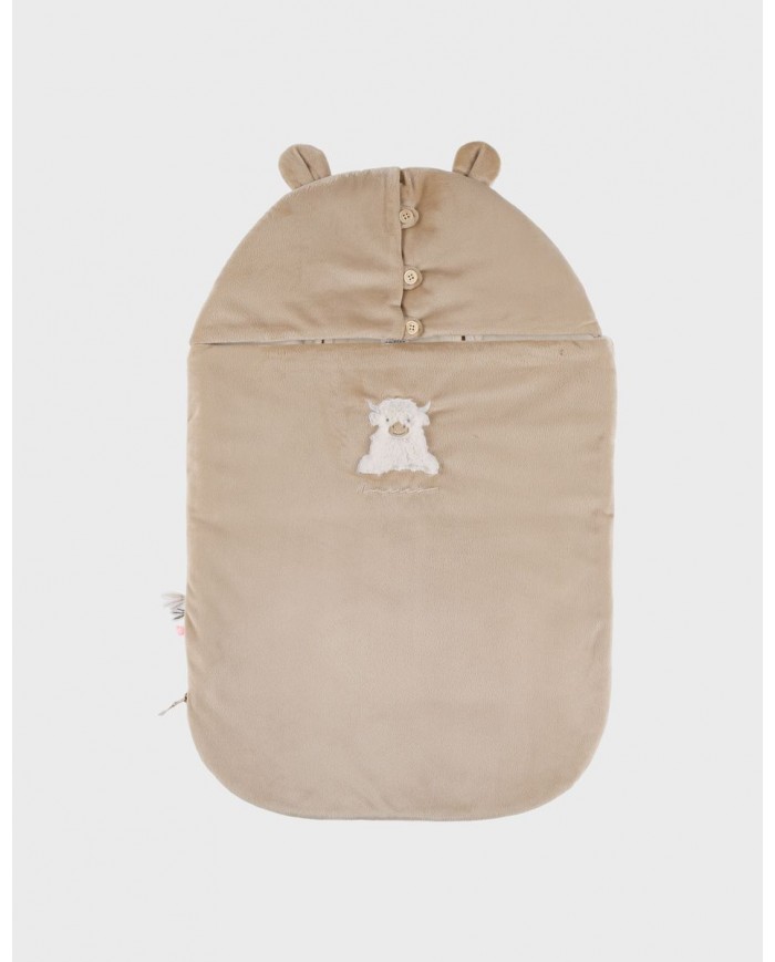 Nid d’ange beige en Veloudoux®