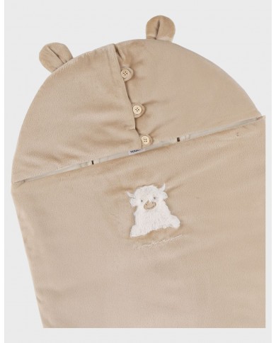 Nid d’ange beige en Veloudoux® Nid d’ange beige en Veloudoux®