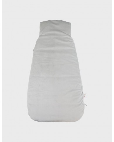 Gigoteuse vert sauge brodée 100 cm en Veloudoux®