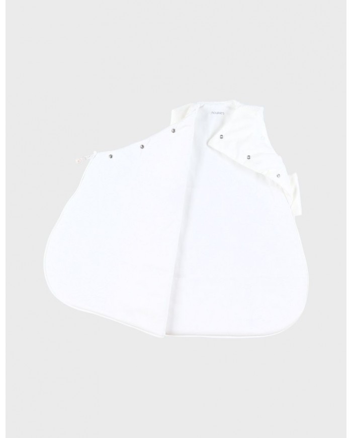 Gigoteuse écrue brodée 50 cm en Veloudoux®