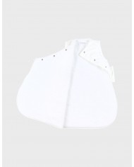 Gigoteuse écrue brodée 50 cm en Veloudoux®