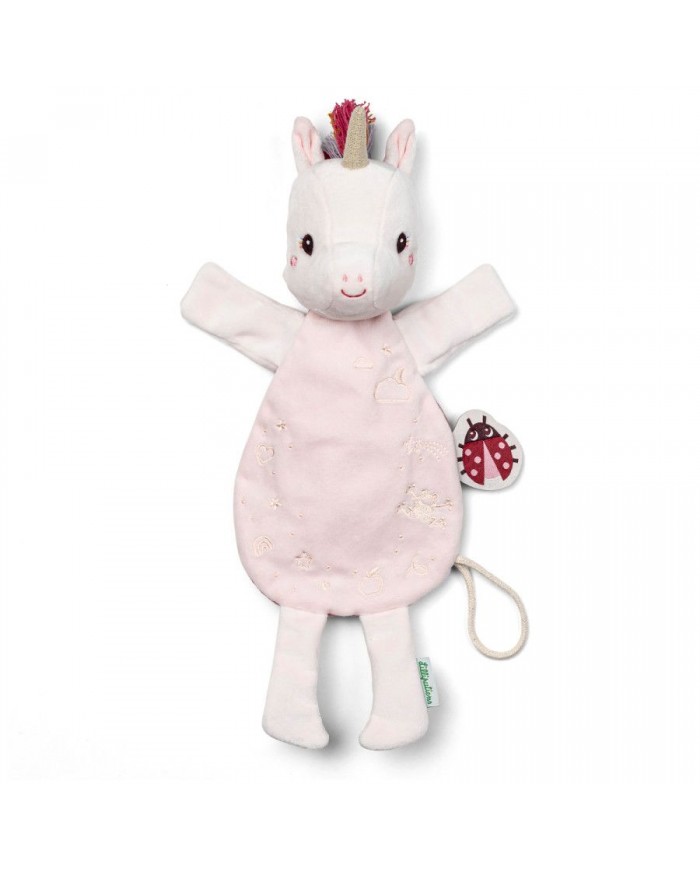 Doudou marionnette phosphorescent Lena