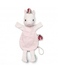 Maxi doudou biche gaze de cotton - Imprimé rose - Fanfan