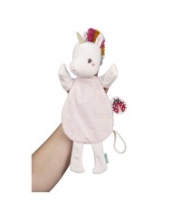 Doudou marionnette phosphorescent Lena