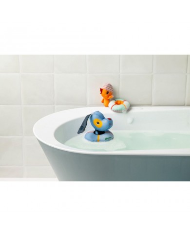 Jouets de bain flottants - Jules le chien et son canard avec bouées Jouets de bain flottants - Jules le chien et son canard avec bouées