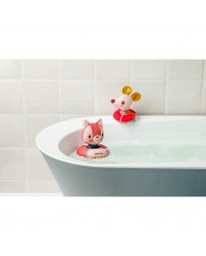 Jouets de bain flottants - Jeanne le chat et sa souris avec bouées