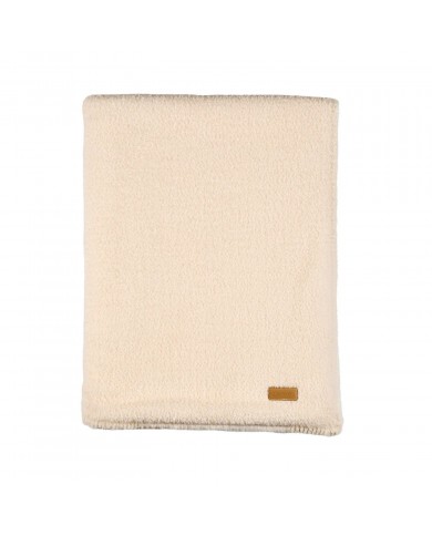 Couverture ultra douce 75x100 cm - Teddy écru