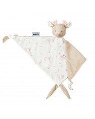 Maxi doudou biche gaze de cotton - Imprimé rose - Fanfan