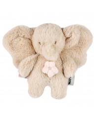 Mini peluche musicale 20 cm éléphant longs poils sable - Fanfan