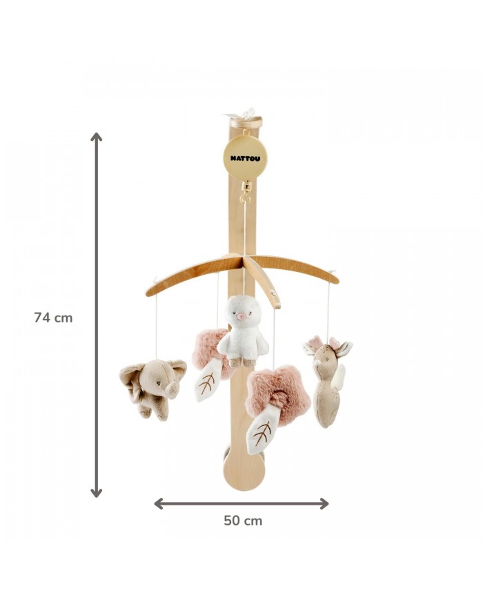 Mobile musical en bois - Fanfan