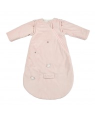 Gigoteuse velours 70 cm manches amovibles - rose - Fanfan - TOG2.5