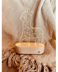 Coffret veilleuse LED - Sacha l'Alpaga