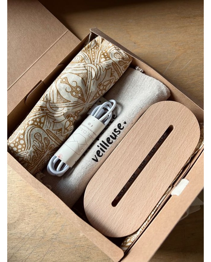 Coffret veilleuse LED - Eli la lapine