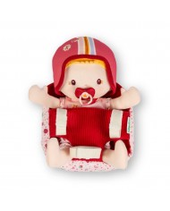 Poupée en tissu et siège vélo Lena