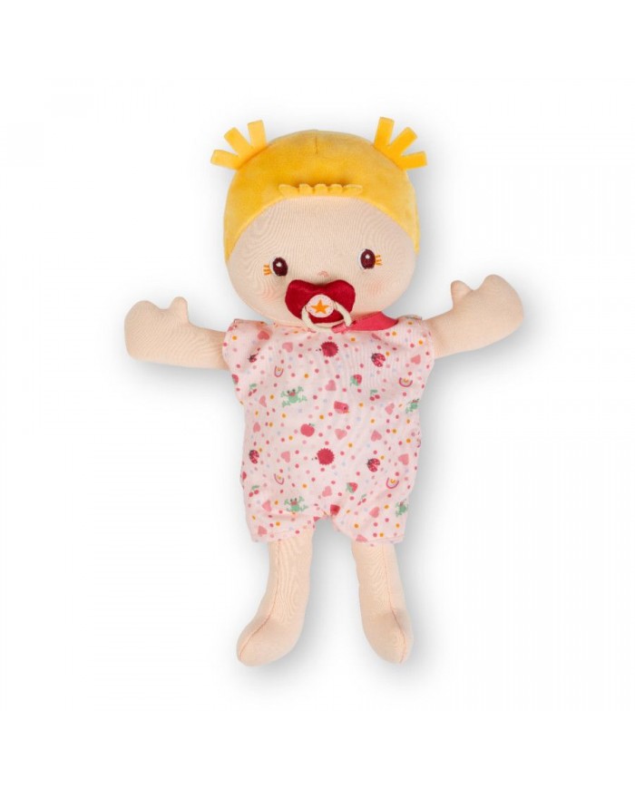 Poupée en tissu et siège vélo Lena