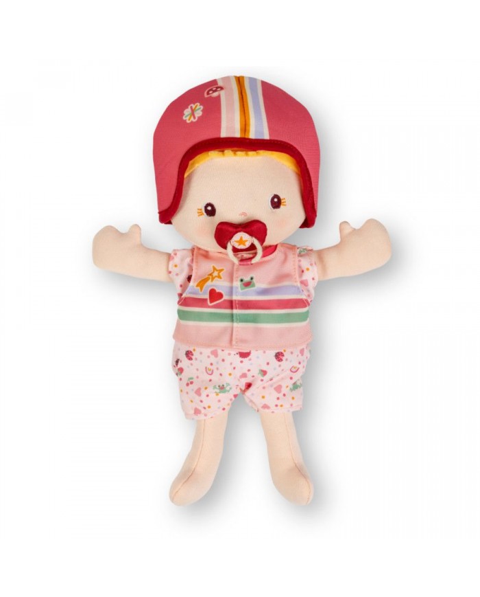 Poupée en tissu et siège vélo Lena