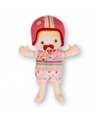 Poupée en tissu et siège vélo Lena