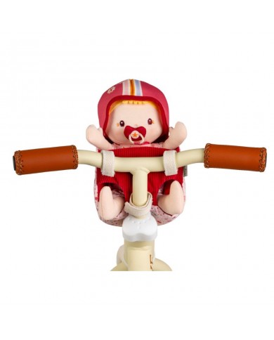 Poupée en tissu et siège vélo Lena