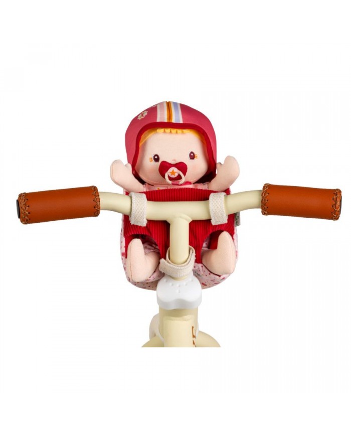 Poupée en tissu et siège vélo Lena