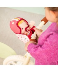 Poupée en tissu et siège vélo Lena
