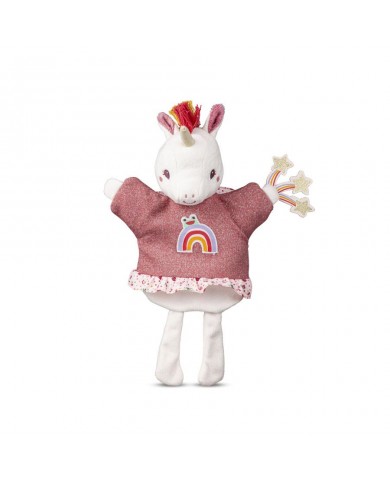 Marionnette à main Lena la licorne