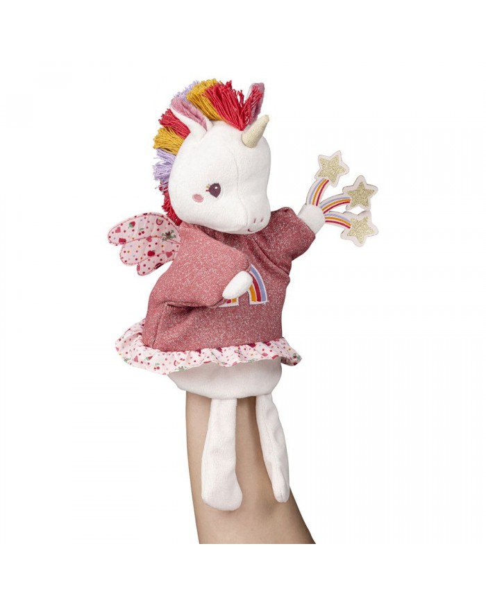 Marionnette à main Lena la licorne