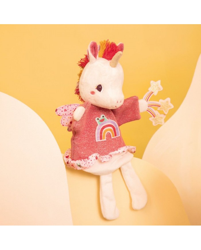 Marionnette à main Lena la licorne
