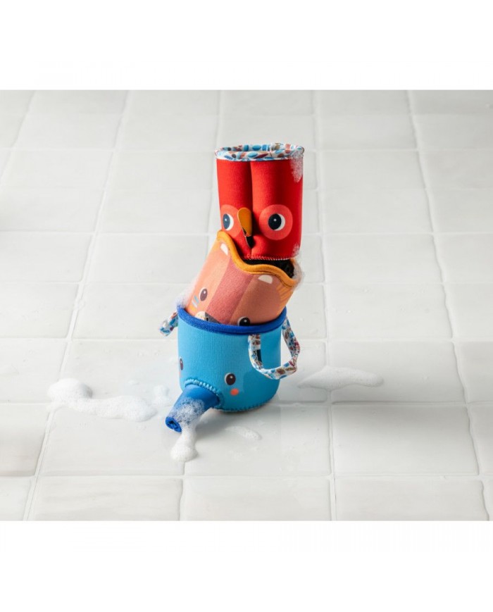 Jouet de bain - Gobelets empilables (set de 3) Jack le lion Jouet de bain - Gobelets empilables (set de 3) Jack le lion