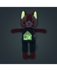 Peluche phosphorescente et livre en tissu Jeanne le chat