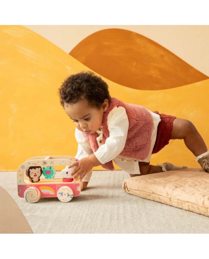 Bus en bois magique Lena la licorne