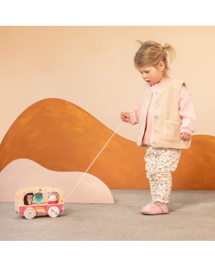 Bus en bois magique Lena la licorne