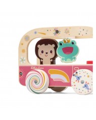 Bus en bois magique Lena la licorne