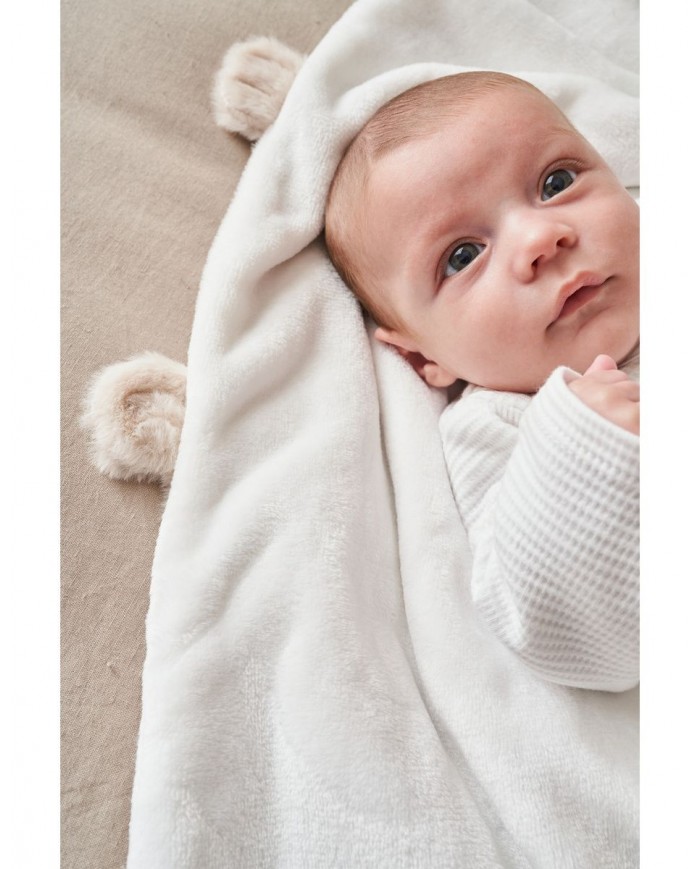 Couverture en Groloudoux 75x100 cm - Beige