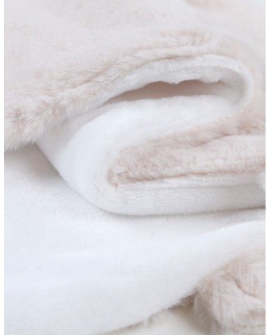 Couverture en Groloudoux 75x100 cm - Beige