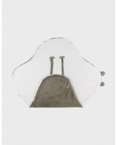 Couverture promenade en fausse fourrure 65x45 cm - Kaki Couverture promenade en fausse fourrure 65x45 cm - Kaki