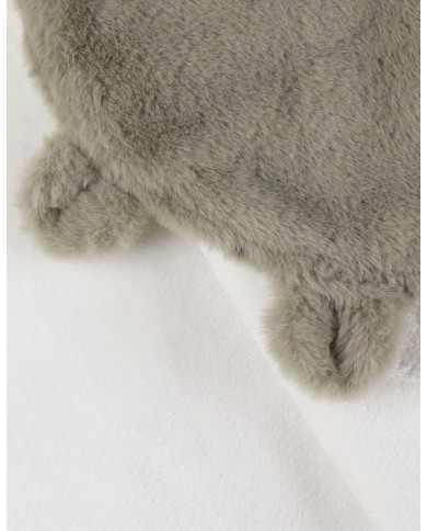 Couverture promenade en fausse fourrure 65x45 cm - Kaki Couverture promenade en fausse fourrure 65x45 cm - Kaki