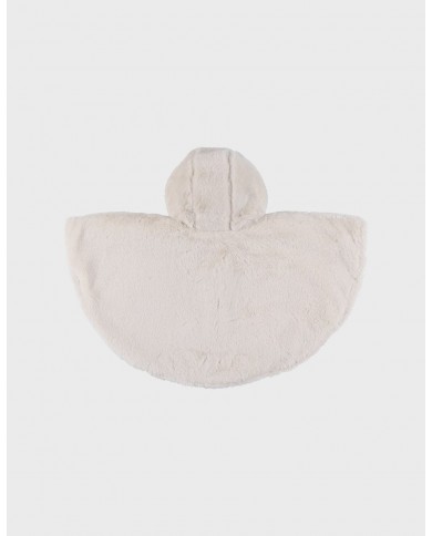 Poncho en fausse fourrure - Beige - 6-12/18 mois Poncho en fausse fourrure - Beige - 6-12/18 mois