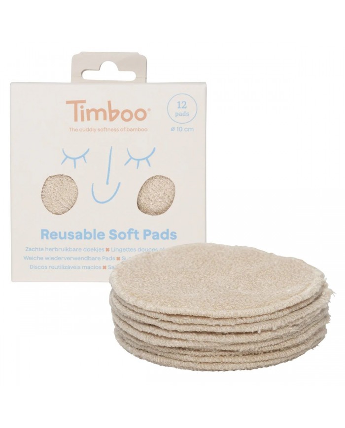 Cotons réutilisables (12 cotons) - Frosted Almond
