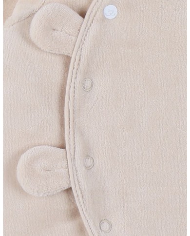 Pyjama en velours beige Pyjama en velours beige