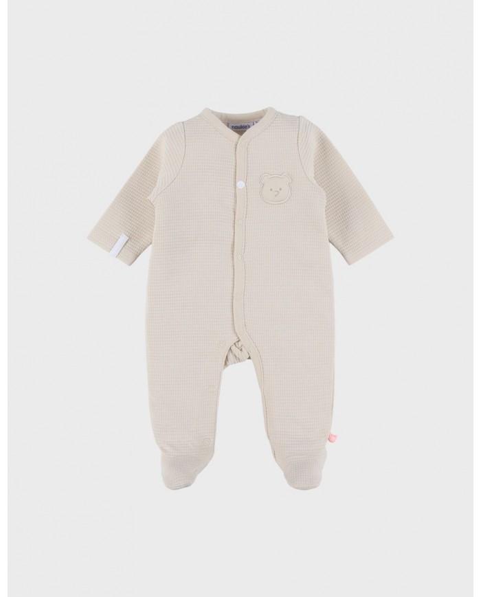 Pyjama en coton beige Pyjama en coton beige