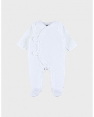 Pyjama en velours blanc Pyjama en velours blanc