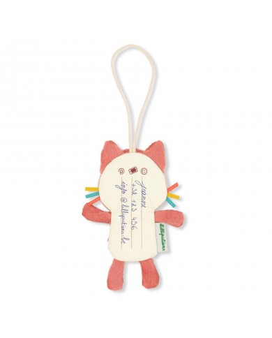 Etiquette bagage Jeanne le chat Etiquette bagage Jeanne le chat