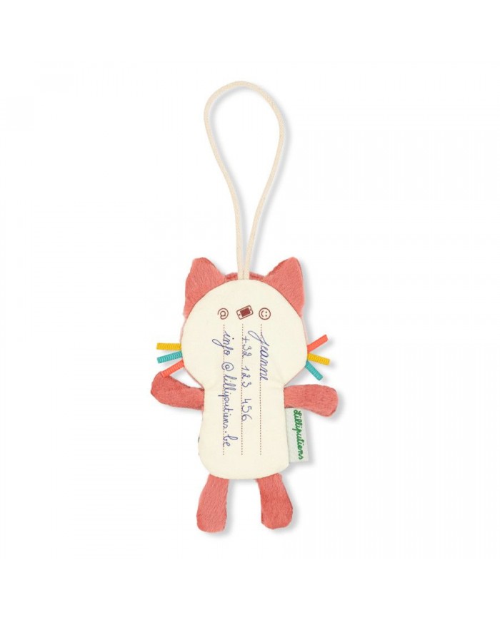 Etiquette bagage Jeanne le chat