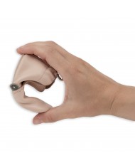 Chaussons en cuir Stepper - Powder