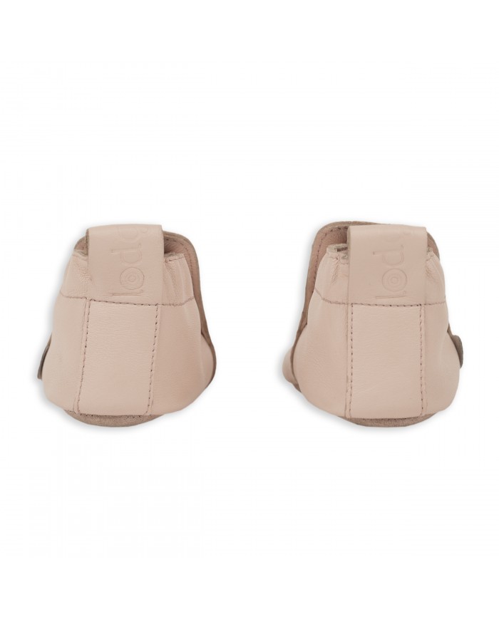 Chaussons en cuir Stepper - Powder